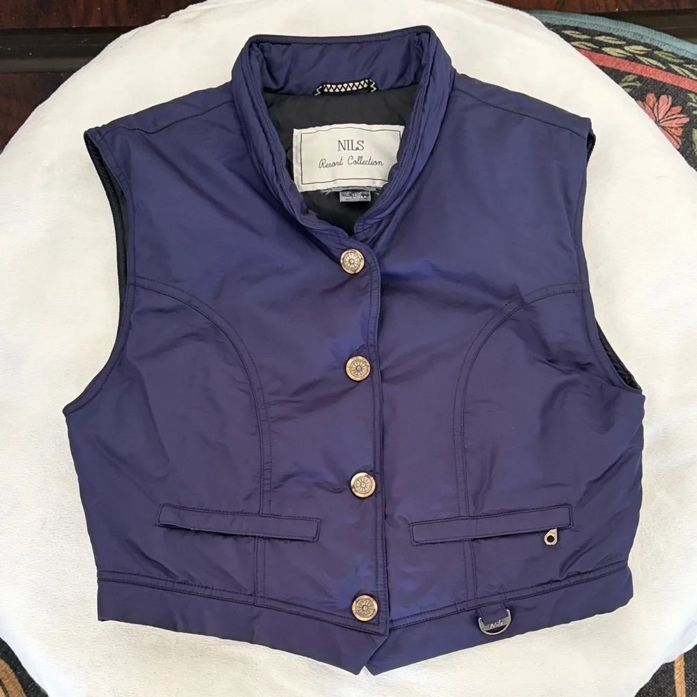 NILS Women's Rich Navy Vest